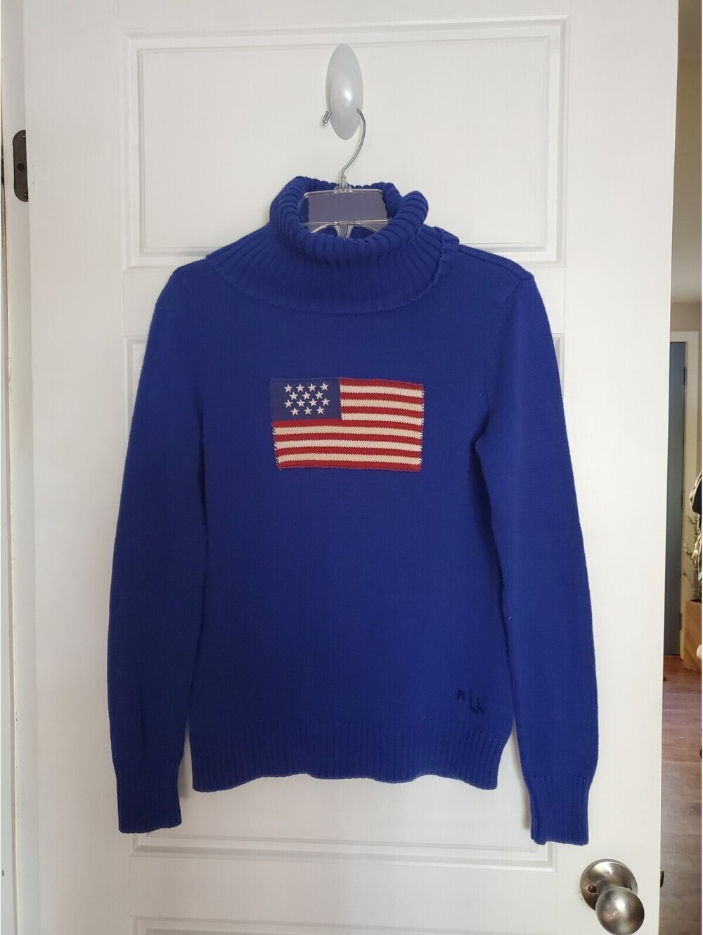 Vtg Ralph Lauren Flag sweater